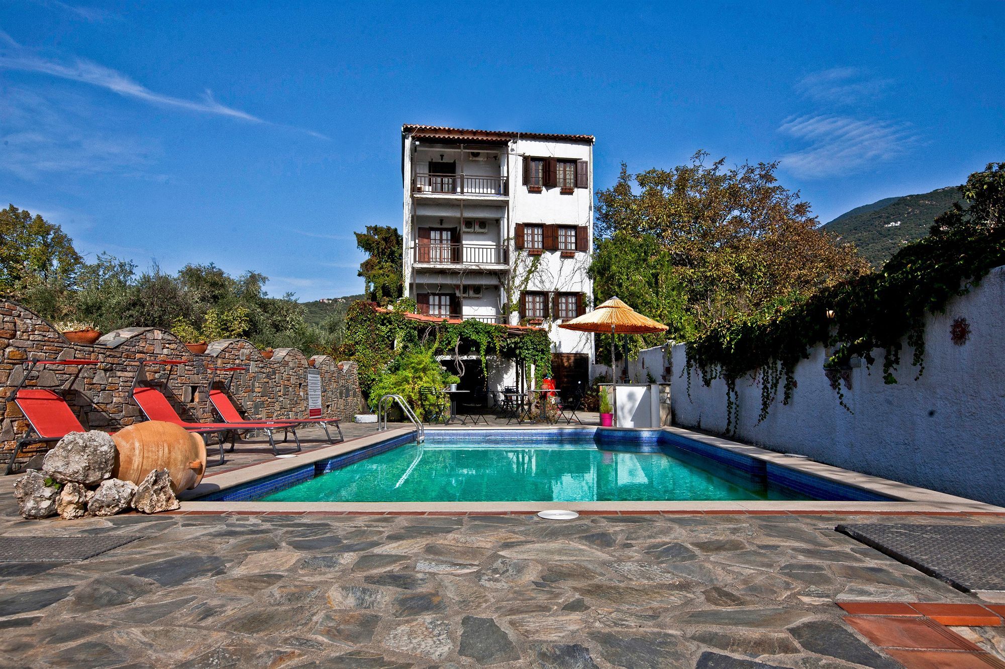 Seranides Boutique Hotel Kato Gatzea Bagian luar foto